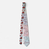 Cravate Camion Rouge sur la carte (Dos)