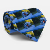 Cravate Camions, Big Rig Cargo Truck Art (Roulé)