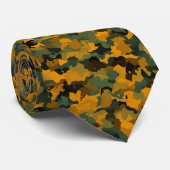Cravate Camo Abstrait (Roulé)