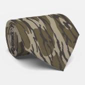 Cravate Camo Bottomland Camouflage Ancienne École (Roulé)