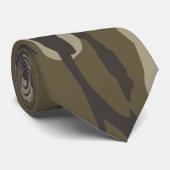 Cravate Camo Bottomland Camouflage Ancienne École (Roulé)