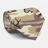 Cravate Camo Brown (Roulé)