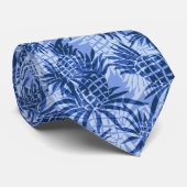 Cravate Camo d'ananas Hawaiian imprimé à deux côtés (Roulé)