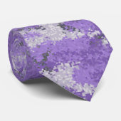 Cravate Camo Digi Violet (Roulé)