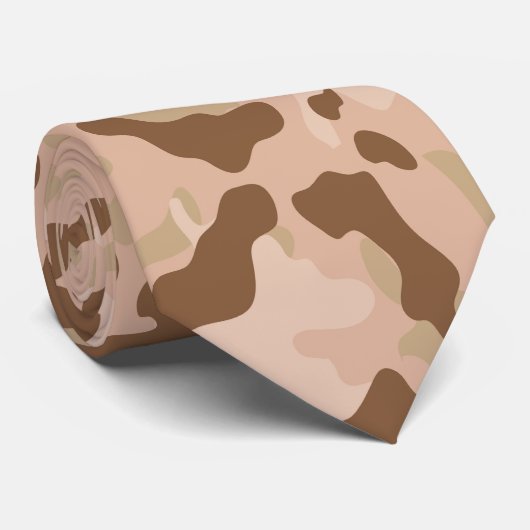 Cravate Camo du désert (Roulé)