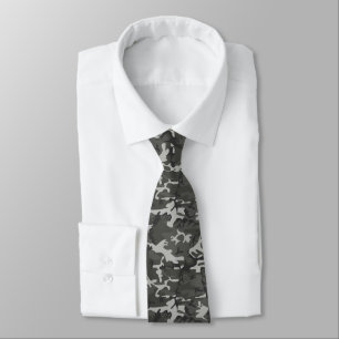 Cravate Camo gris