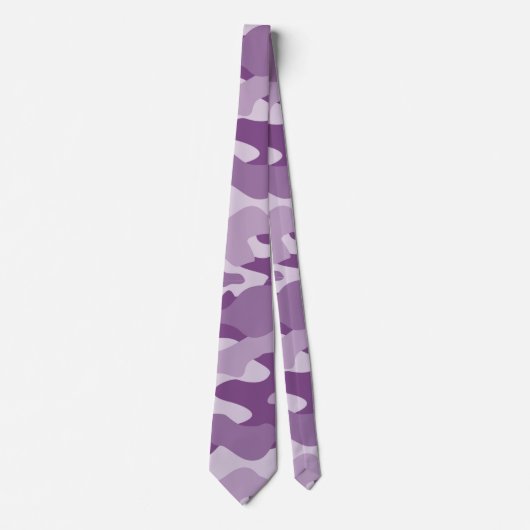 Cravate Camo Monocolor Lilac (Devant)
