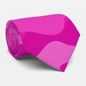 Cravate Camo Monocolor Rose Choquant (Roulé)