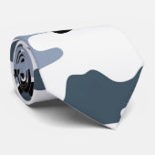 Cravate Camo noir et gris (Roulé)