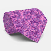 Cravate Camo numérique rose-chaud (Roulé)