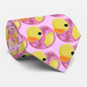 Cravate Camo rose Ducky (Roulé)