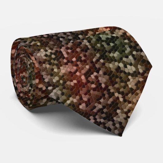 Cravate Camo Tortoise Shell (Roulé)