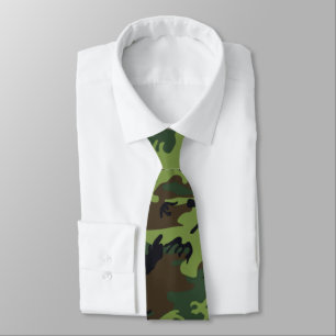 Cravate Camo vert