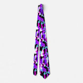 Cravate Camo violet spécial (Dos)