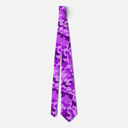 Cravate Camo violet violet (Dos)