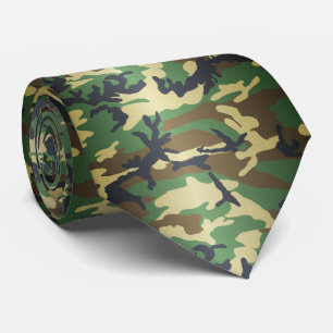 Cravate Camo Woodland