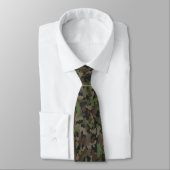 Cravate camouflage armée tactique militaire élégant Hunter (Attaché)