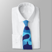 Cravate Camouflage bleu (Attaché)