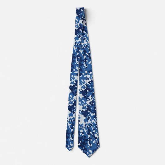 Cravate Camouflage bleu numérique (Dos)