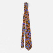 Cravate Camouflage Brown, orange et violet (Dos)