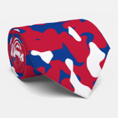Cravate Camouflage de couleurs d'équipe de factures (Roulé)