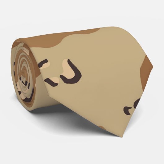Cravate Camouflage du désert (Roulé)