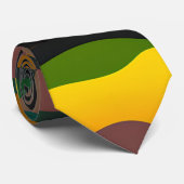 Cravate Camouflage gros pierres Rainbow Motif (Roulé)