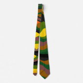 Cravate Camouflage gros pierres Rainbow Motif (Dos)