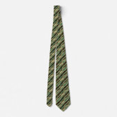 Cravate Camouflage Hakki tacheté motif rayé (Dos)