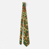 Cravate Camouflage kaki en Brown et vert (Dos)