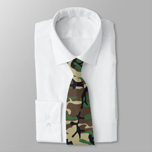 Cravate Camouflage militaire (Attaché)
