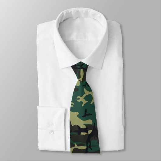 Cravate Camouflage militaire (Attaché)