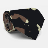 Cravate Camouflage militaire américain Camo vert Motif san (Roulé)