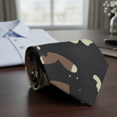 Cravate Camouflage militaire américain Camo vert Motif san