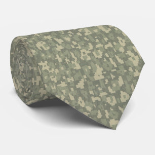 Cravate Camouflage militaire Camouflage numérique tactique