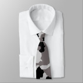 Cravate Camouflage militaire gris (Attaché)