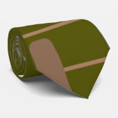 Cravate Camouflage moderne du milieu du siècle (Roulé)