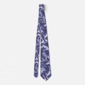 Cravate Camouflage Navy Violet   (Dos)