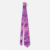 Cravate Camouflage numérique rose-chaud (Dos)