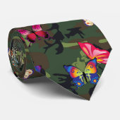Cravate camouflage papillon (Roulé)