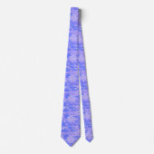 Cravate Camouflage Pastel Blue Motif Abstrait (Devant)