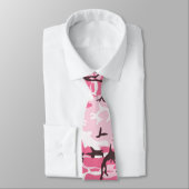 Cravate Camouflage rose (Attaché)