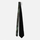 Cravate Camouflage Teint vert Tie (Dos)