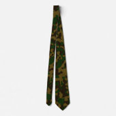 Cravate Camouflage terrestre Brown et vert forestier (Dos)