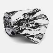 Cravate Camouflage urbain Tigerstripe - noir & gris (Roulé)