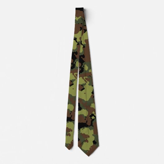 Cravate Camouflage vert (Dos)