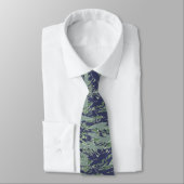 Cravate Camouflage vert olive Tigerstripe (Attaché)