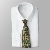 Cravate Camouflage vert tendance (Attaché)