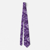 Cravate Camouflage violet, Armée (Dos)
