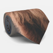 Cravate Campagne d'herbe d'automne de la vache de haute-te (Roulé)